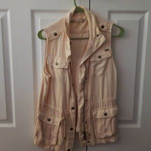 lightweight vest drawstring waist